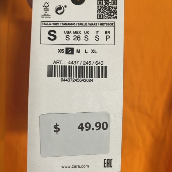 ZARA size Small NWT EXCELLENT CONDITION $50 - Picture 3 of 6